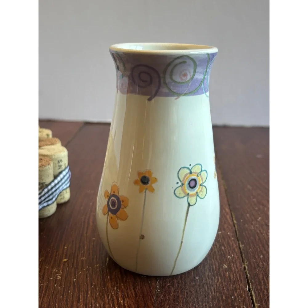 Natural Life Ceramic Bud Vase If Friends Were Flowers Id Pick You Floral Cream